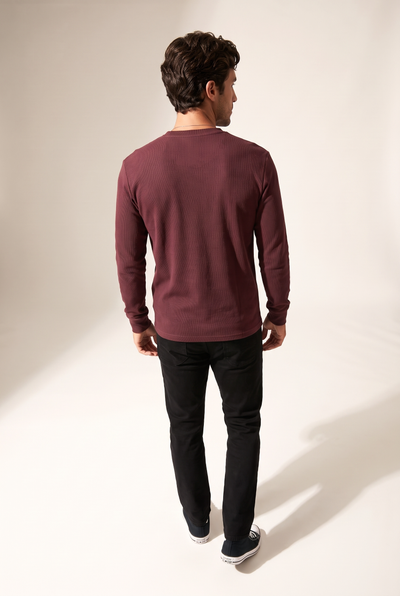 0 Yaka Basic Waffle Sweatshirt (6210)