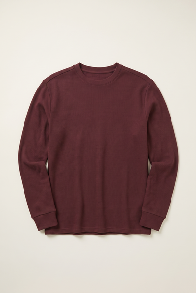 0 Yaka Basic Waffle Sweatshirt (6210)