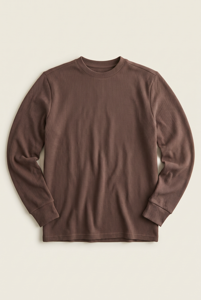 0 Yaka Basic Waffle Sweatshirt (6210)