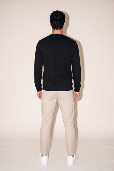 0 Yaka Nakışlı Selanik Sweat (6212)