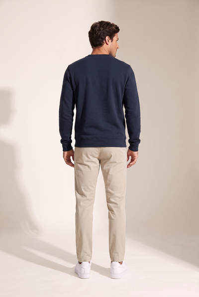 0 Yaka Nakışlı Selanik Sweat (6212)
