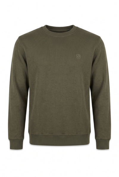 0 Yaka Nakışlı Selanik Sweat (6212)