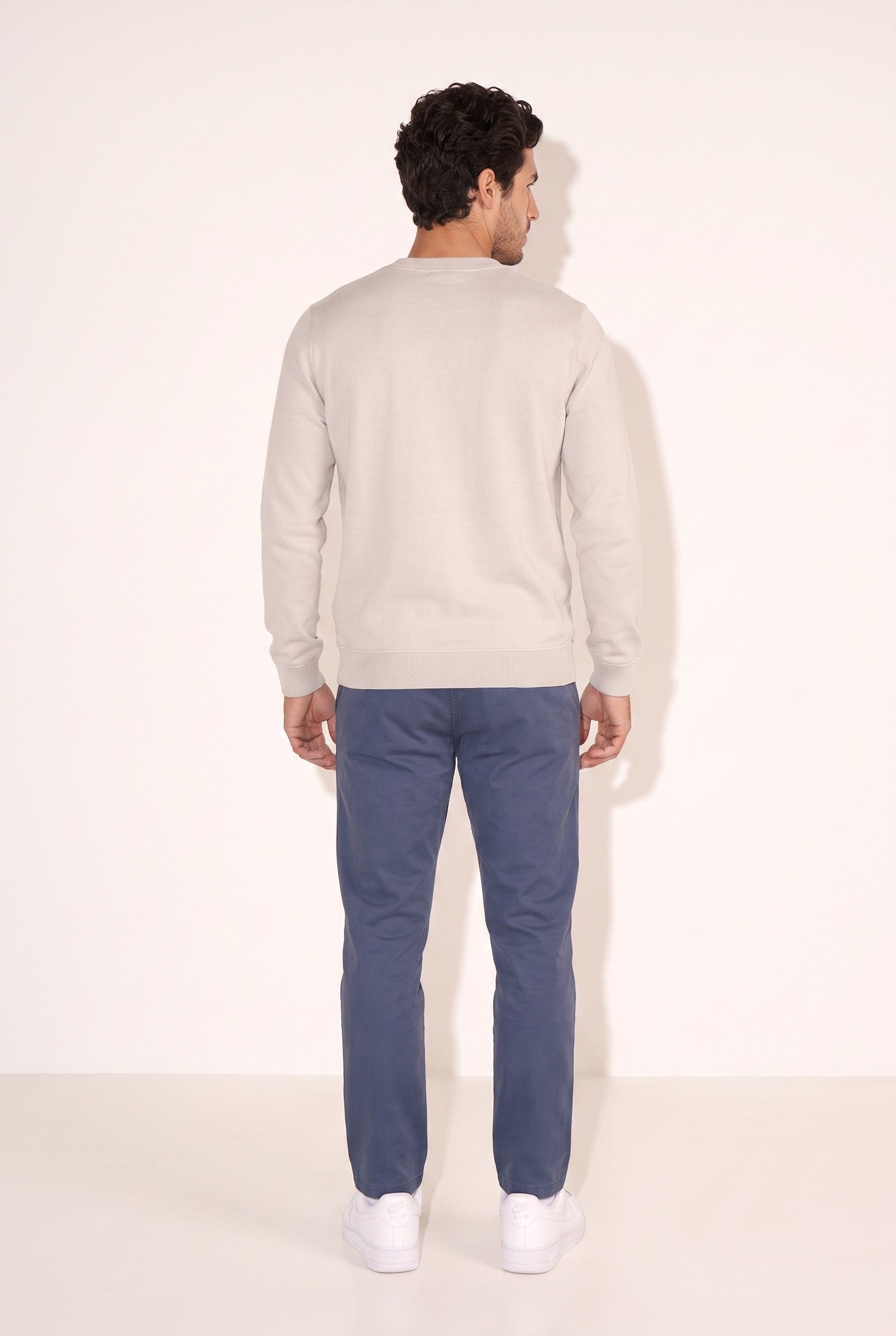 0 Yaka Nakışlı Selanik Sweat (6212)