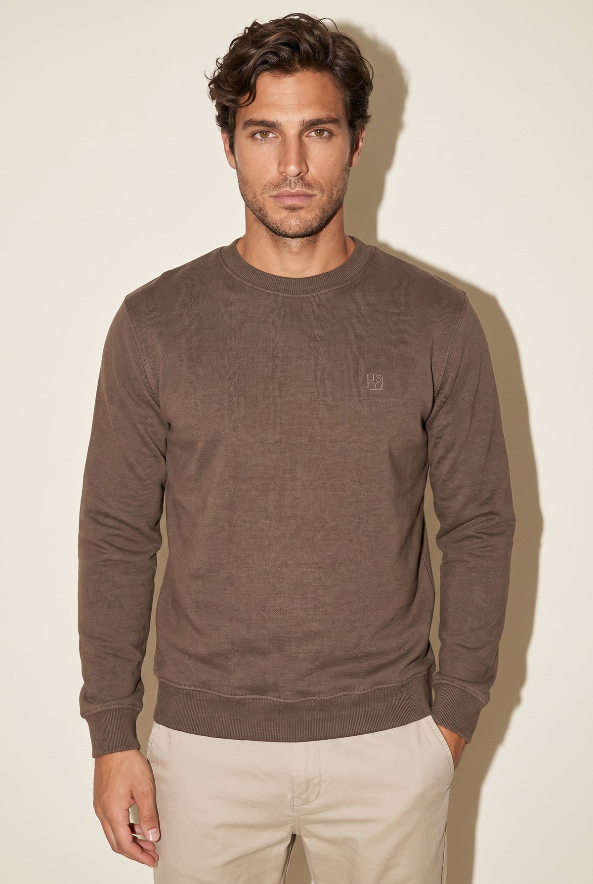 0 Yaka Nakışlı Selanik Sweat (6212)