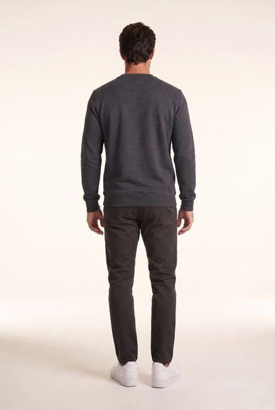 0 Yaka Nakışlı Selanik Sweat (6212)