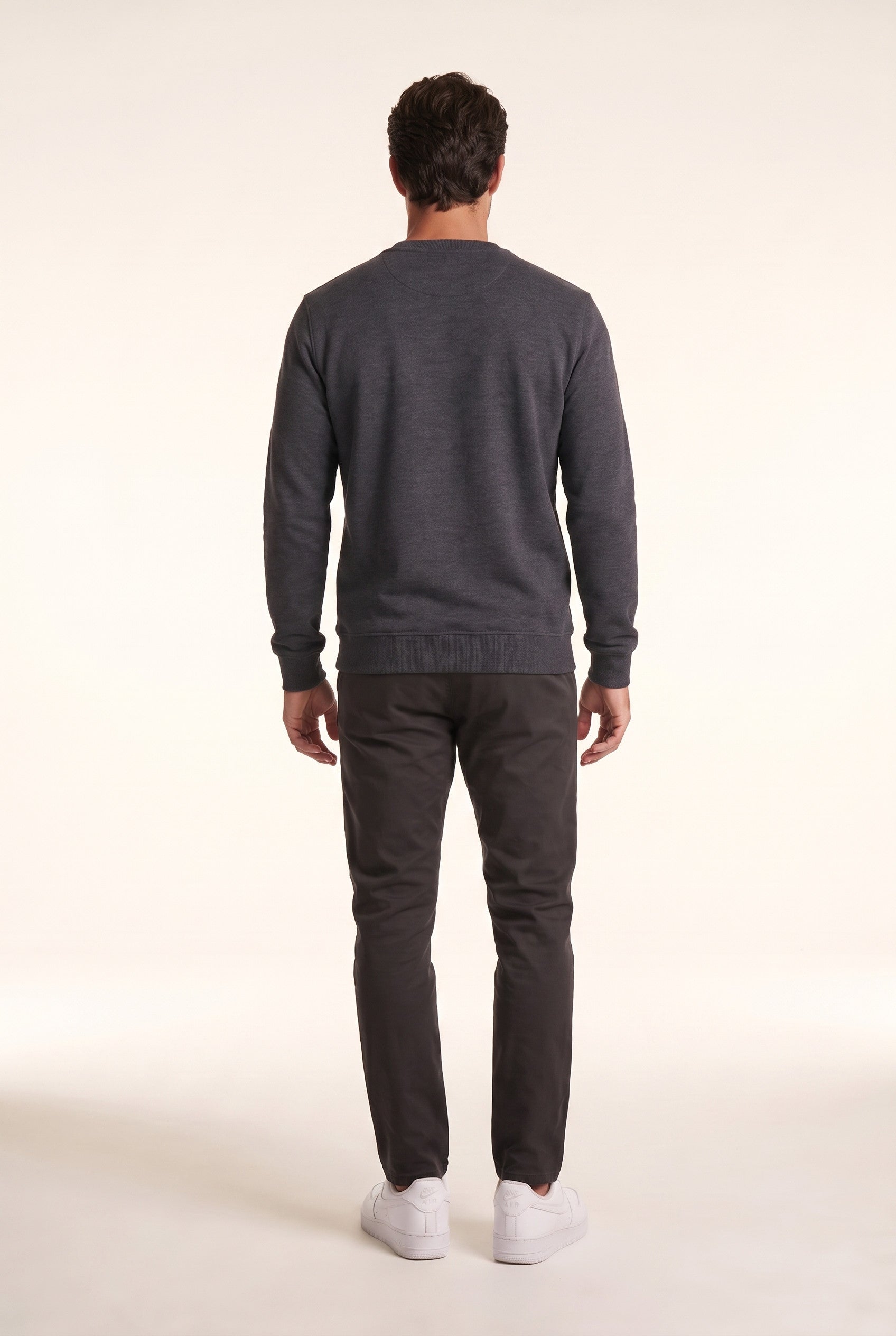 0 Yaka Nakışlı Selanik Sweat (6212)
