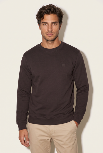 0 Yaka Nakışlı Selanik Sweat (6212)