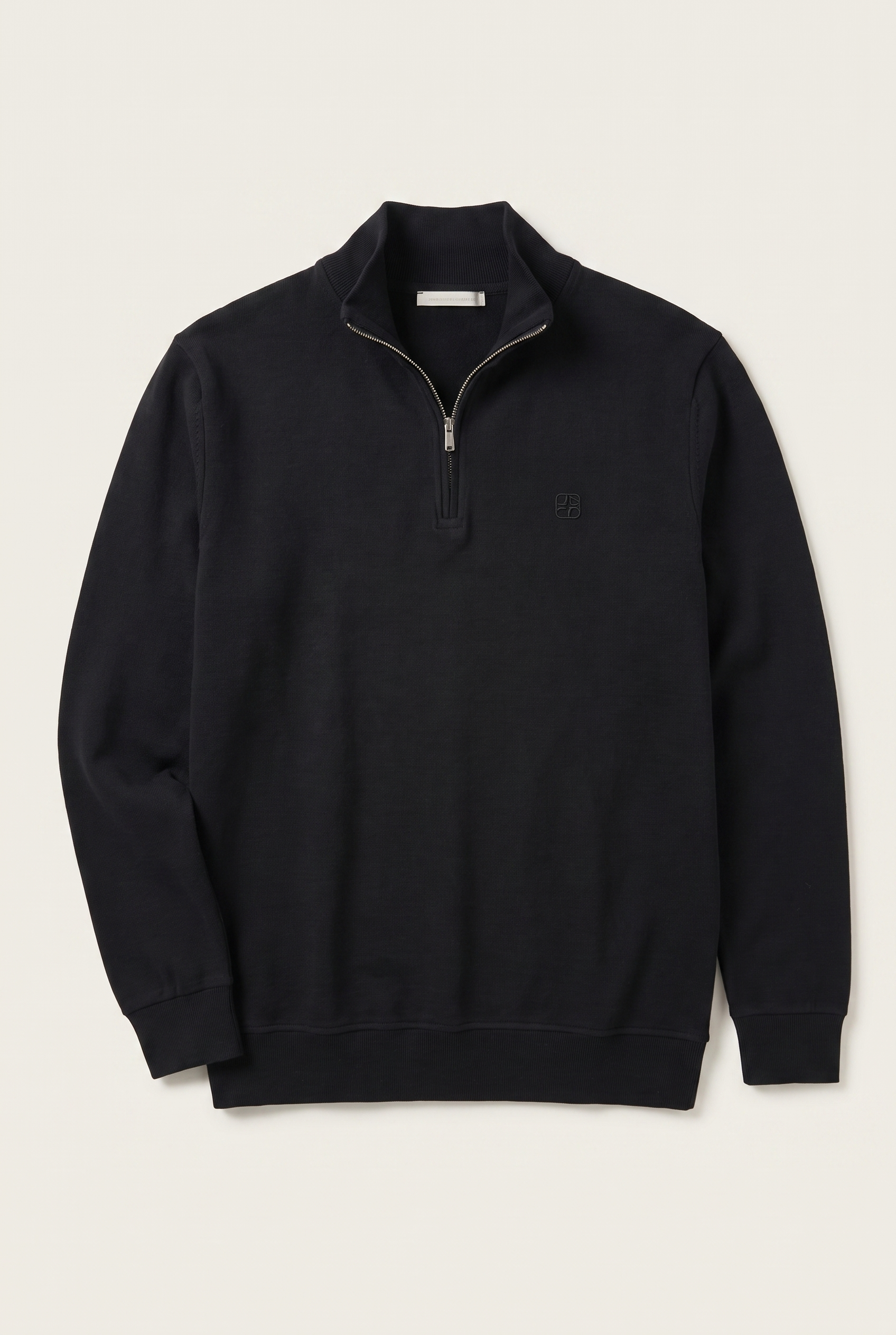 Dik Yaka Nakışlı Selanik Sweat (6213)
