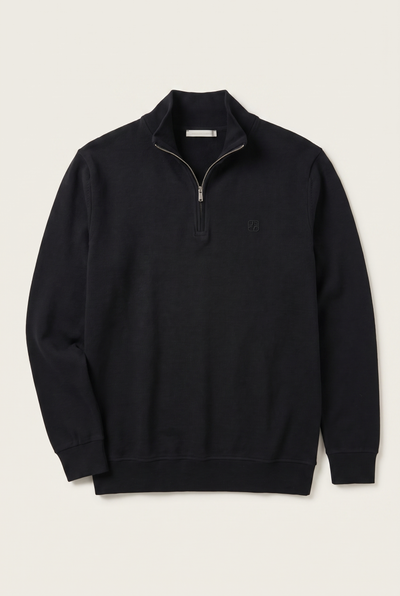 Dik Yaka Nakışlı Selanik Sweat (6213)
