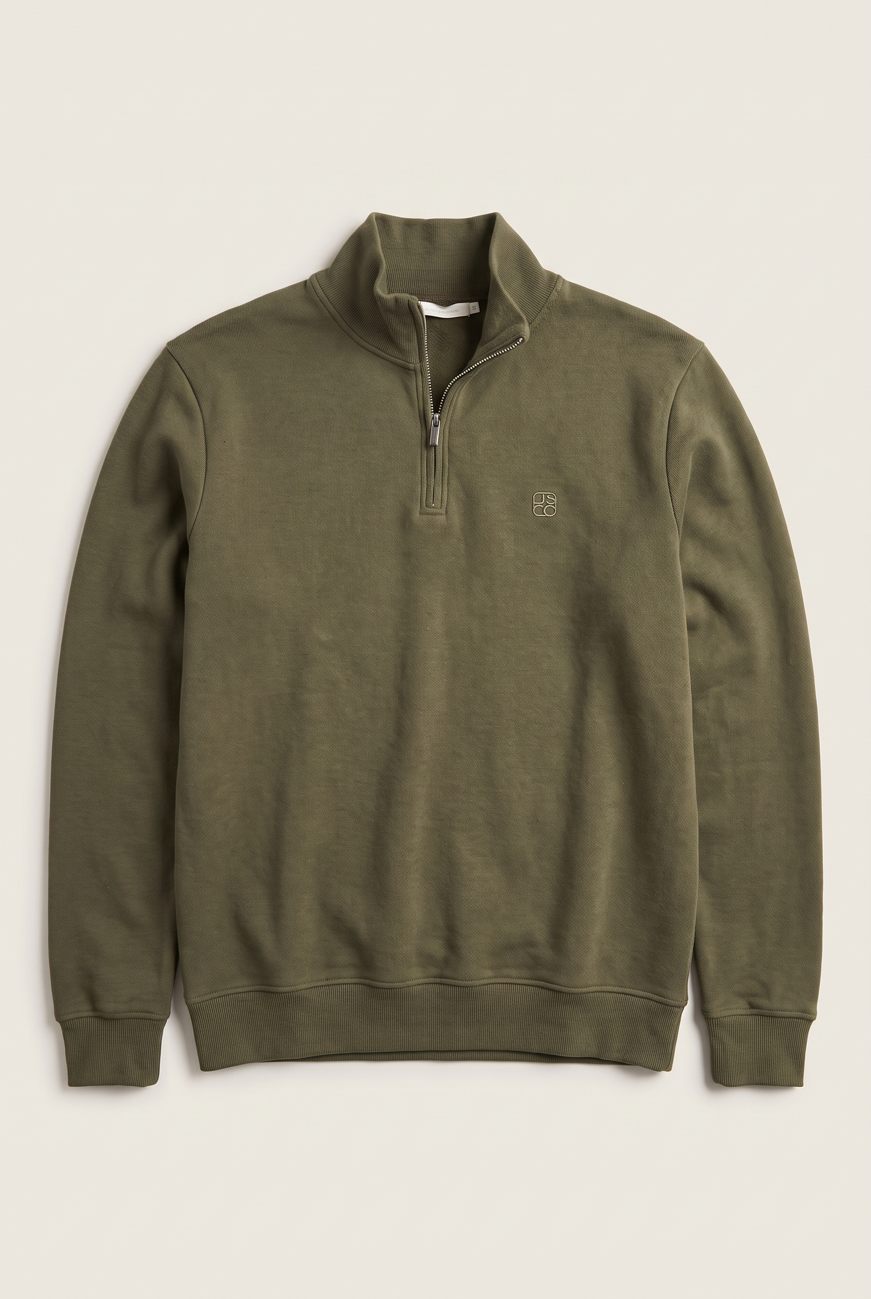 Dik Yaka Nakışlı Selanik Sweat (6213)