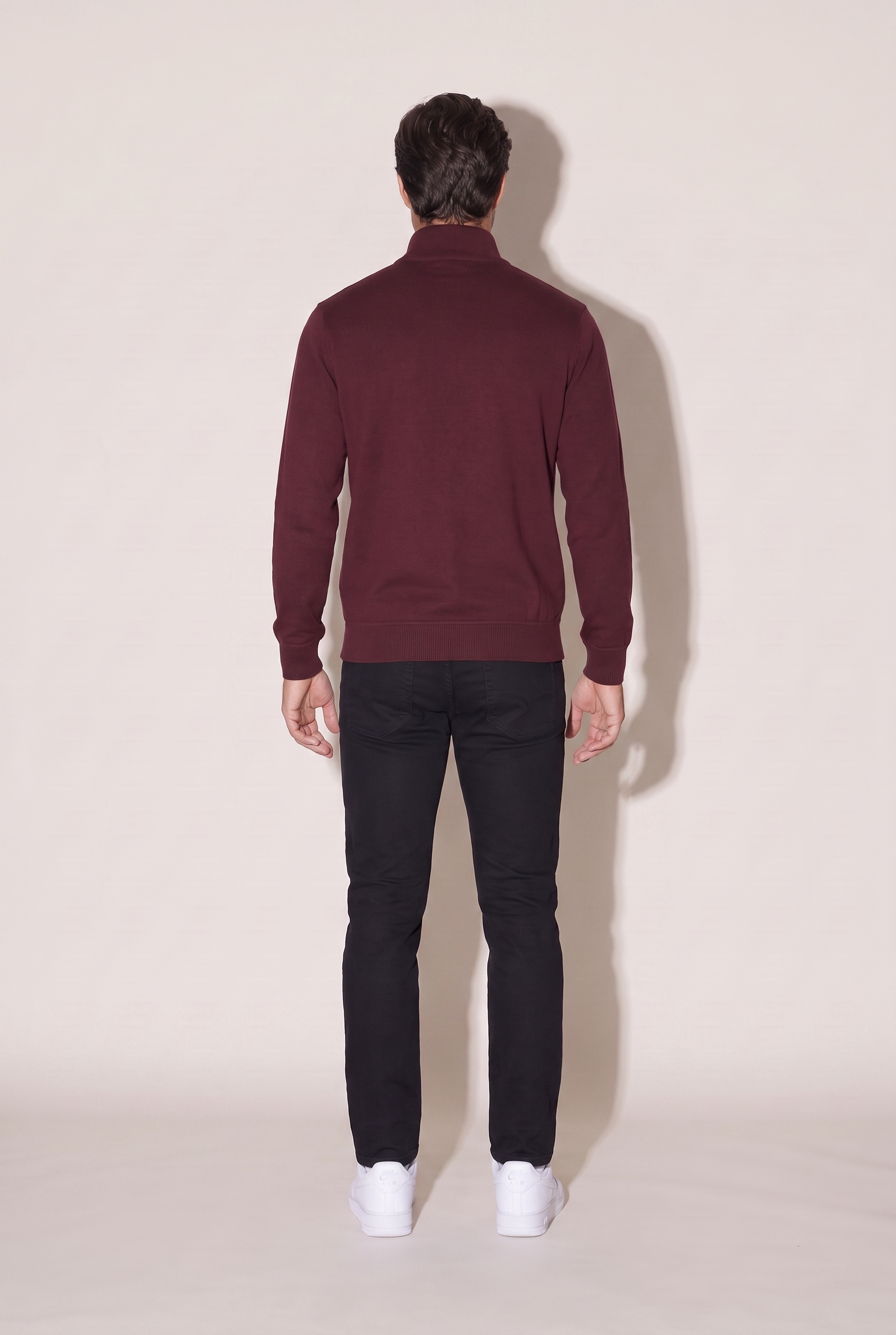 Dik Yaka Nakışlı Selanik Sweat (6213)