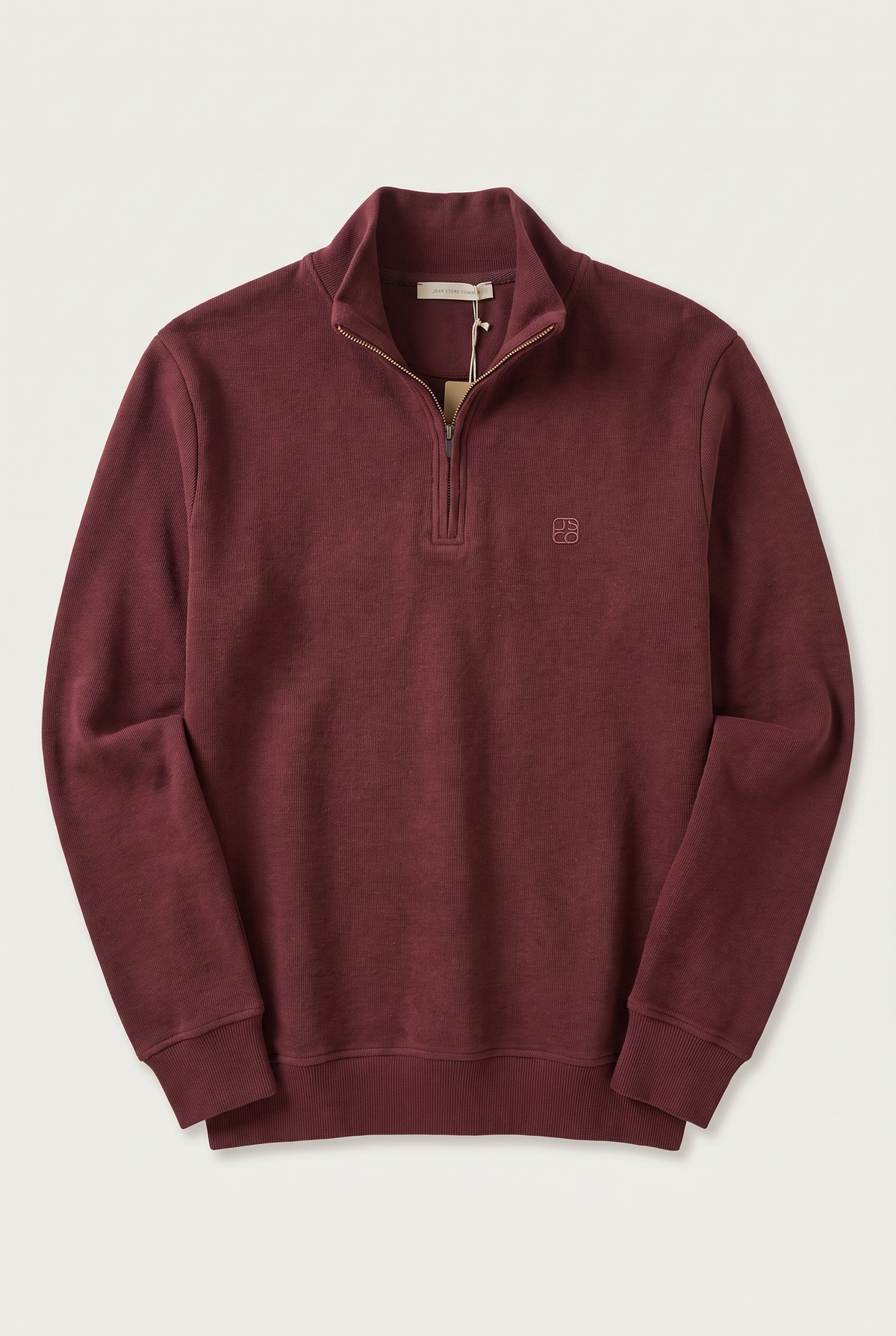 Dik Yaka Nakışlı Selanik Sweat (6213)
