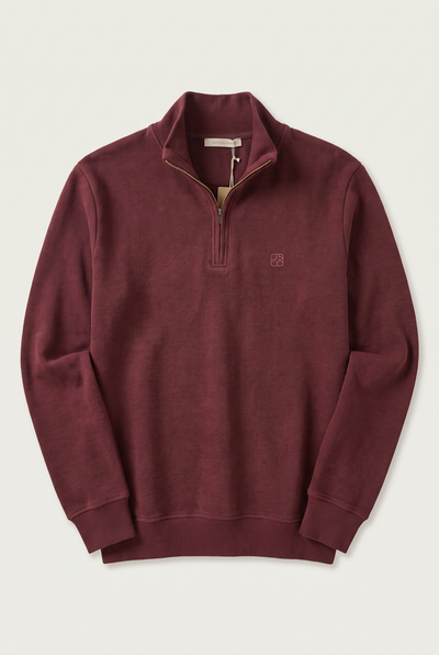 Dik Yaka Nakışlı Selanik Sweat (6213)