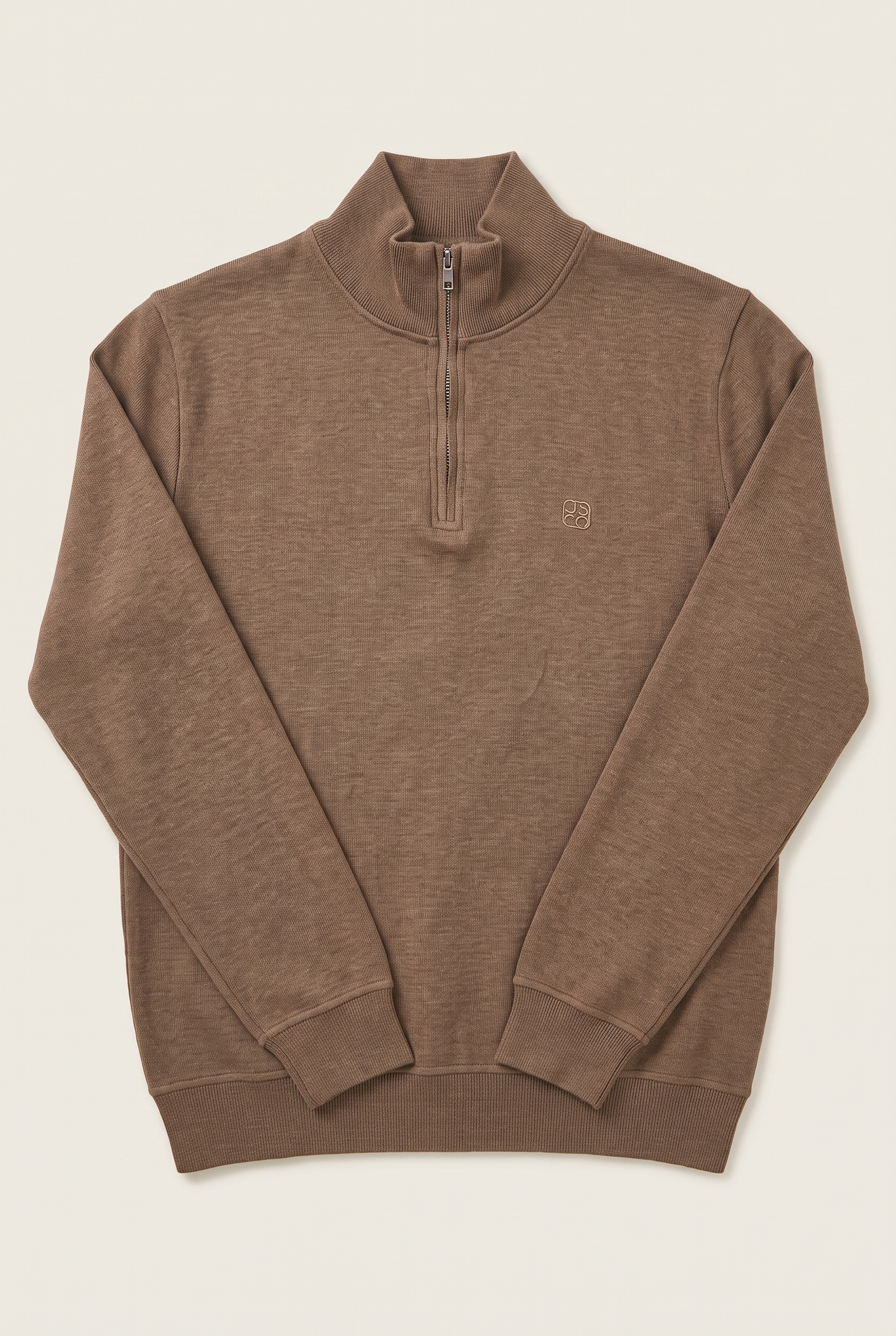 Dik Yaka Nakışlı Selanik Sweat (6213)