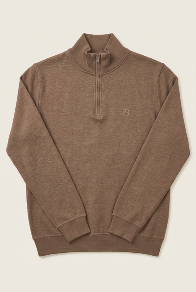 Dik Yaka Nakışlı Selanik Sweat (6213)