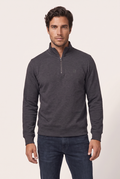 Dik Yaka Nakışlı Selanik Sweat (6213)