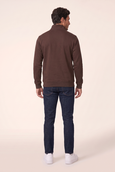 Dik Yaka Nakışlı Selanik Sweat (6213)