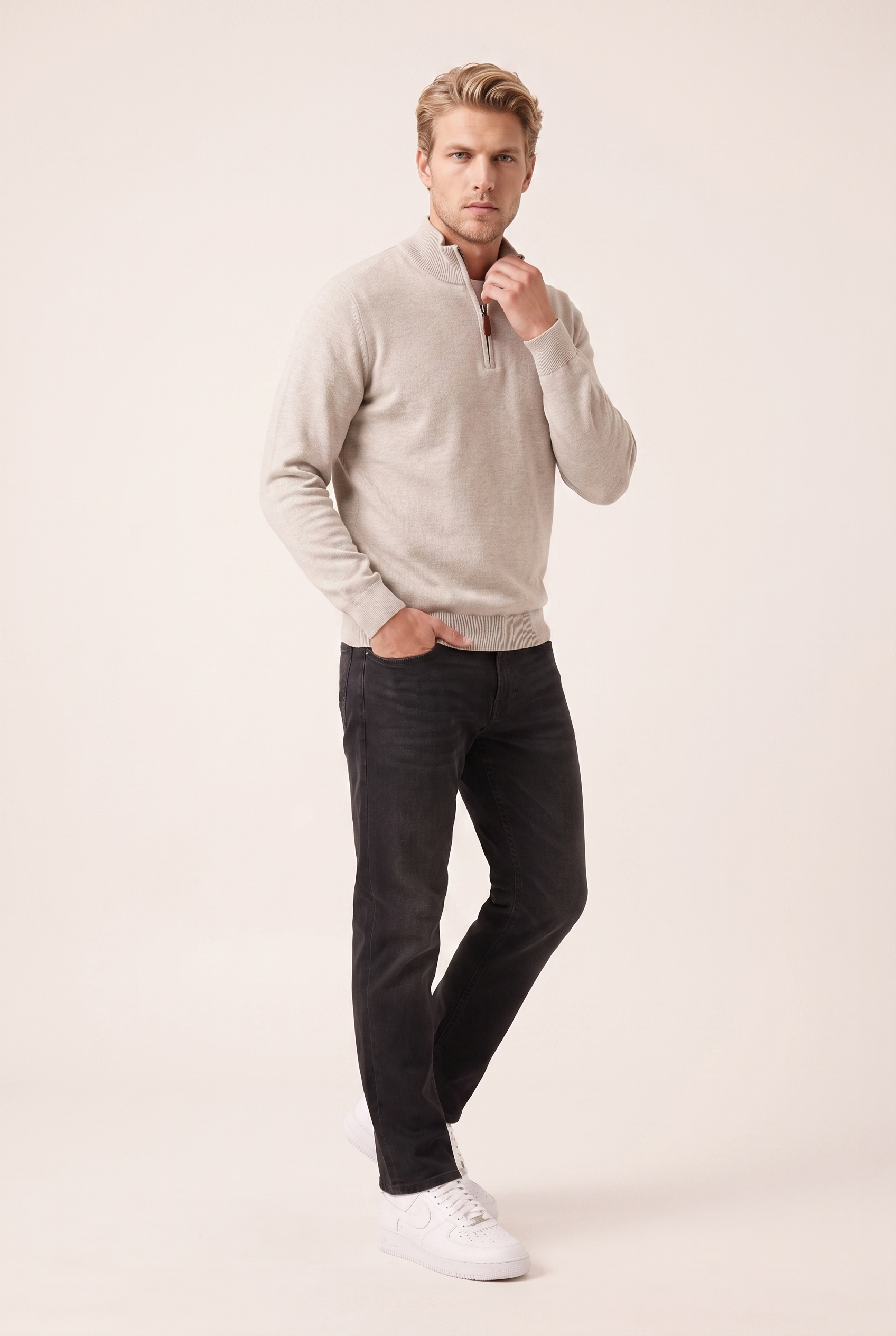 Dik Yaka Selanik Sweat (6217)