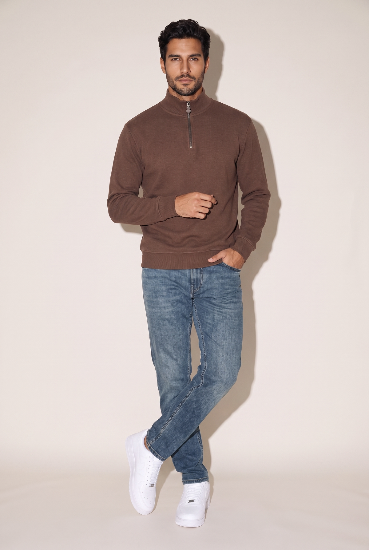 Dik Yaka Selanik Sweat (6217)