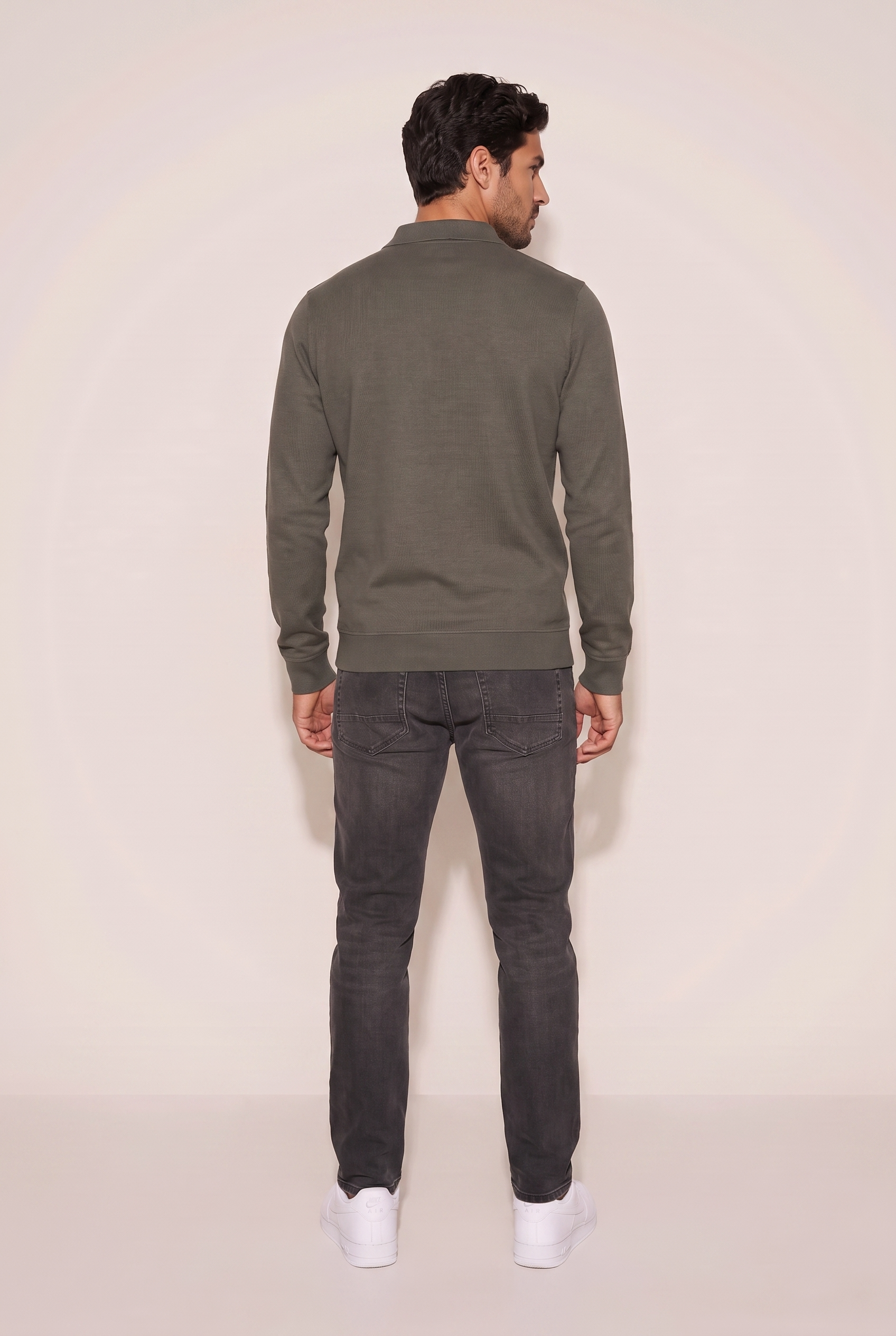 Polo Yaka Düğmeli Trk Sweat (6219)