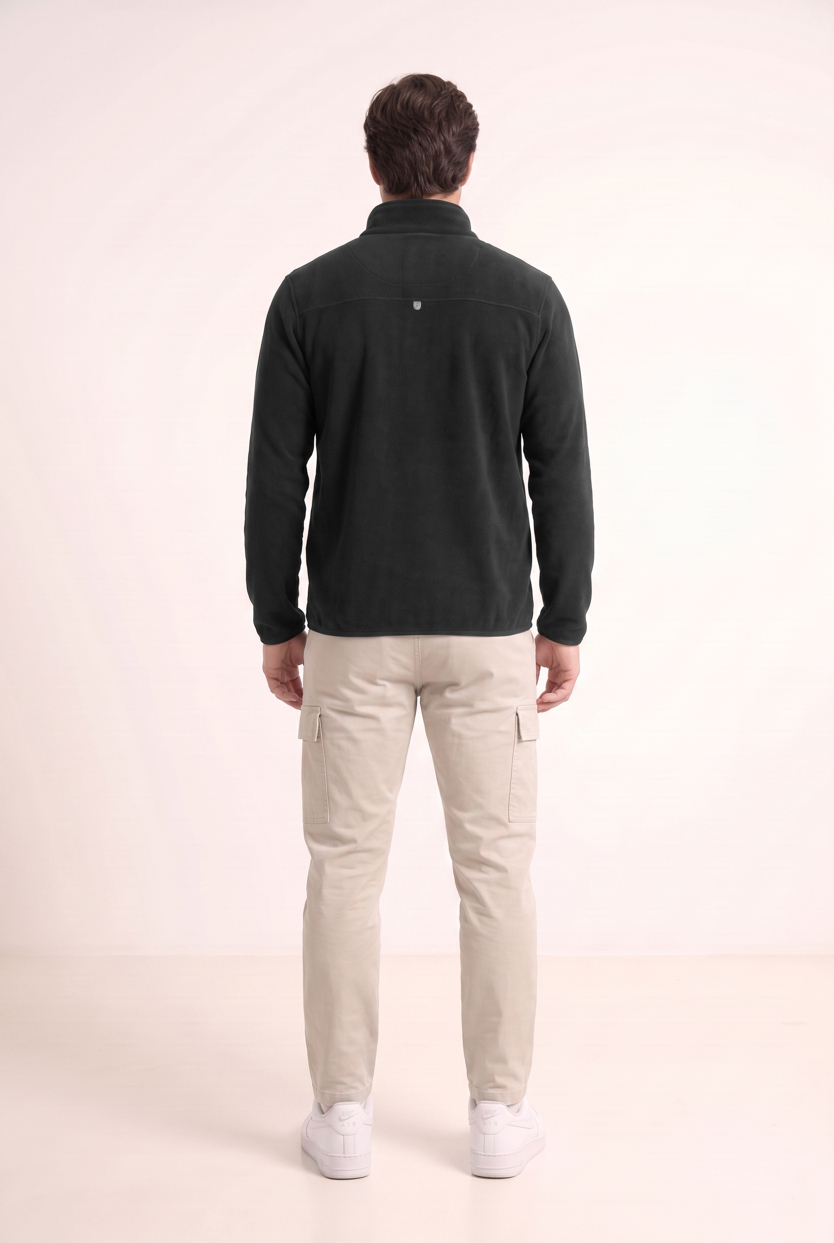 Basic Dik Yaka Polar Sweatshirt (6240)
