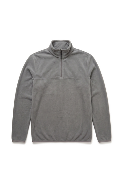 Basic Dik Yaka Polar Sweatshirt (6240)