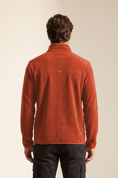 Basic Dik Yaka Polar Sweatshirt (6240)