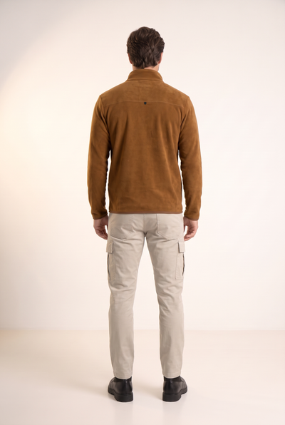 Basic Dik Yaka Polar Sweatshirt (6240)