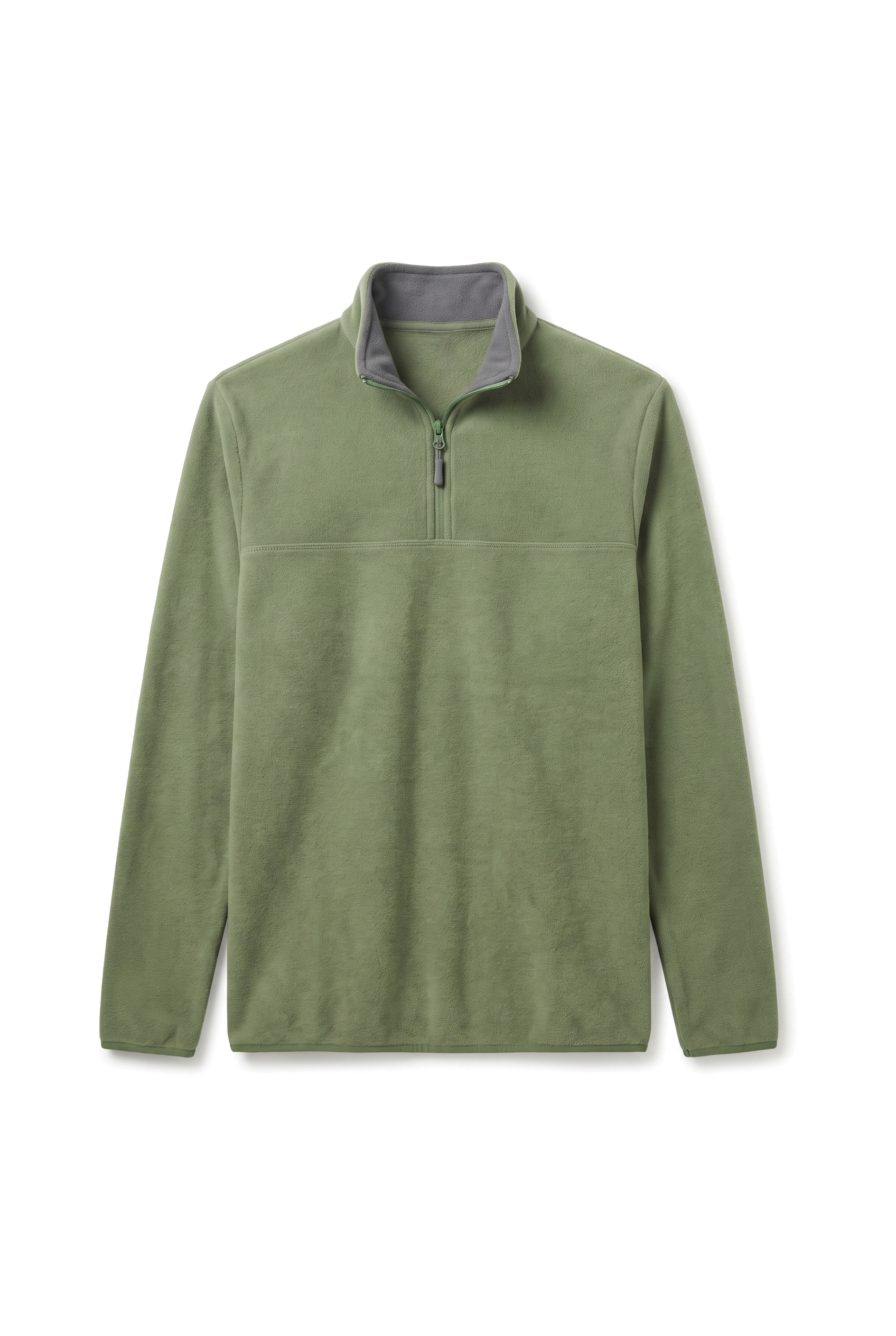 Basic Dik Yaka Polar Sweatshirt (6240)