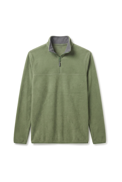 Basic Dik Yaka Polar Sweatshirt (6240)