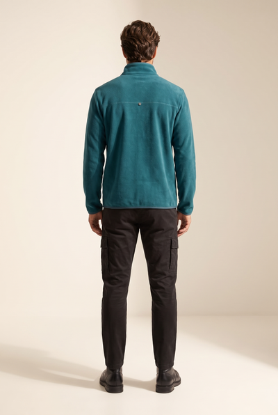 Basic Dik Yaka Polar Sweatshirt (6240)