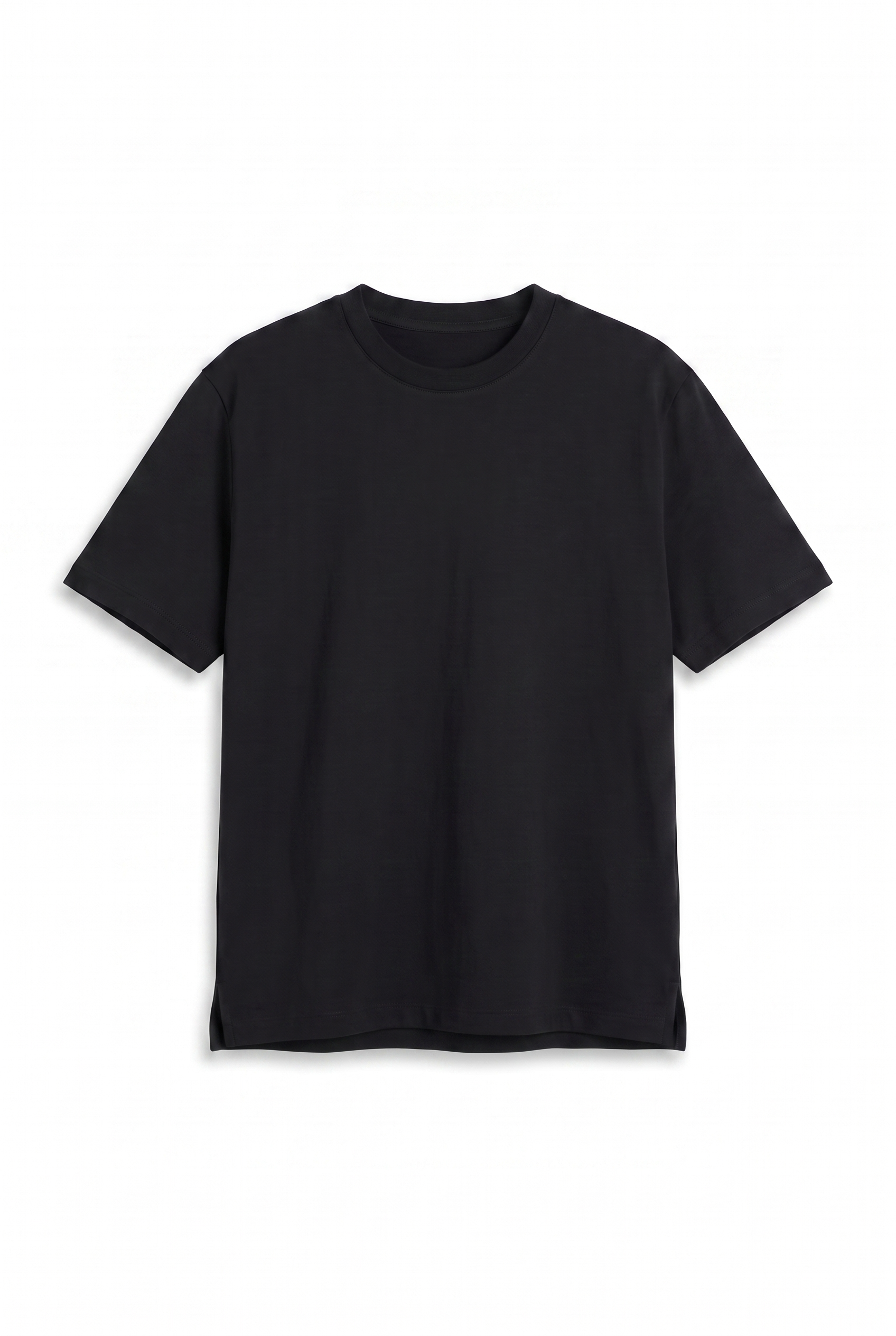 0 Yaka Fırçalı 2 İplik T-Shirt (6226)