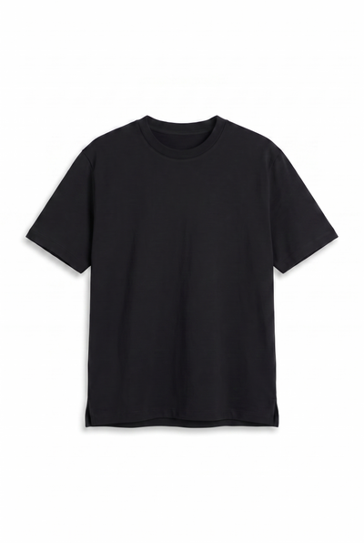 0 Yaka Fırçalı 2 İplik T-Shirt (6226)