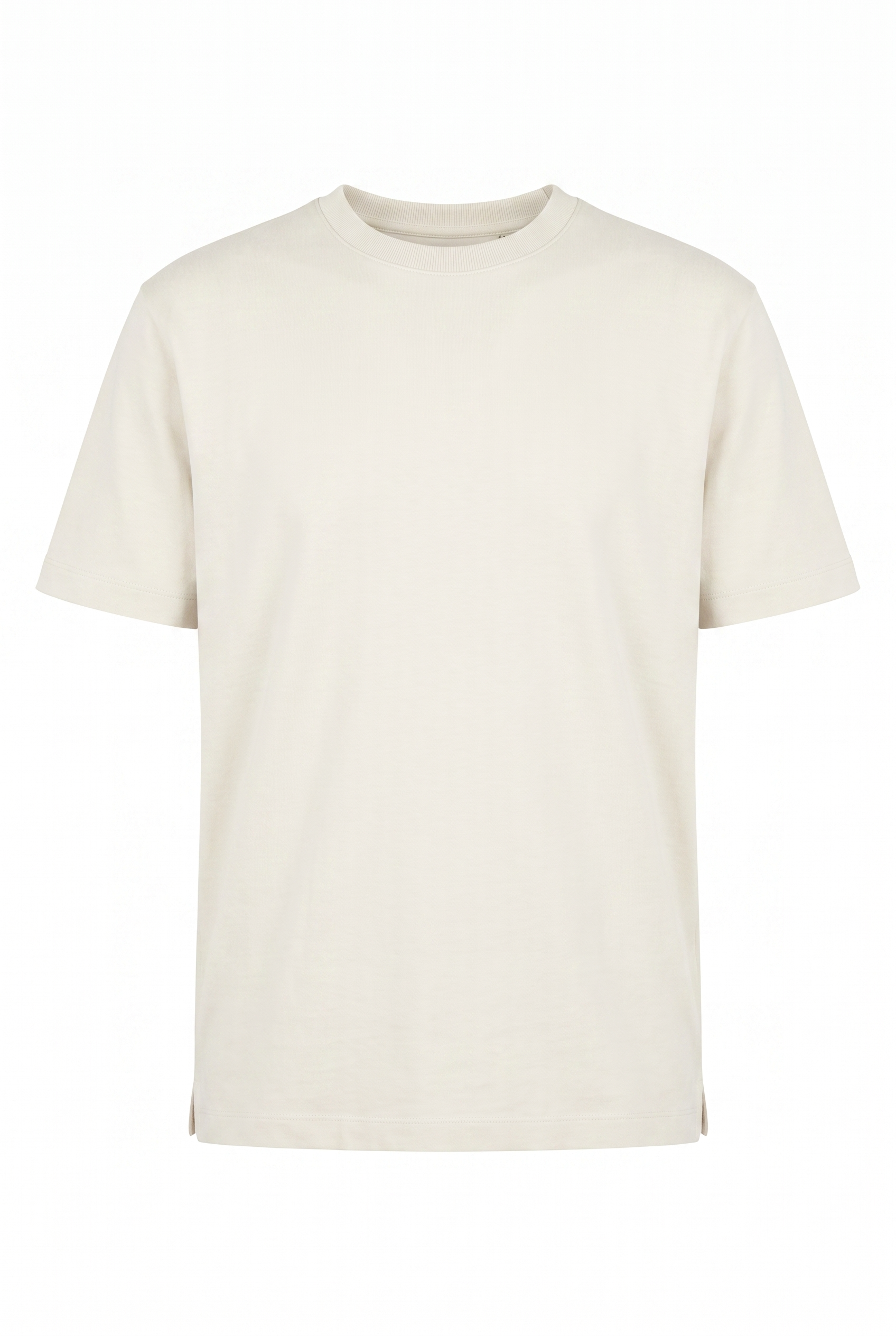 0 Yaka Fırçalı 2 İplik T-Shirt (6226)