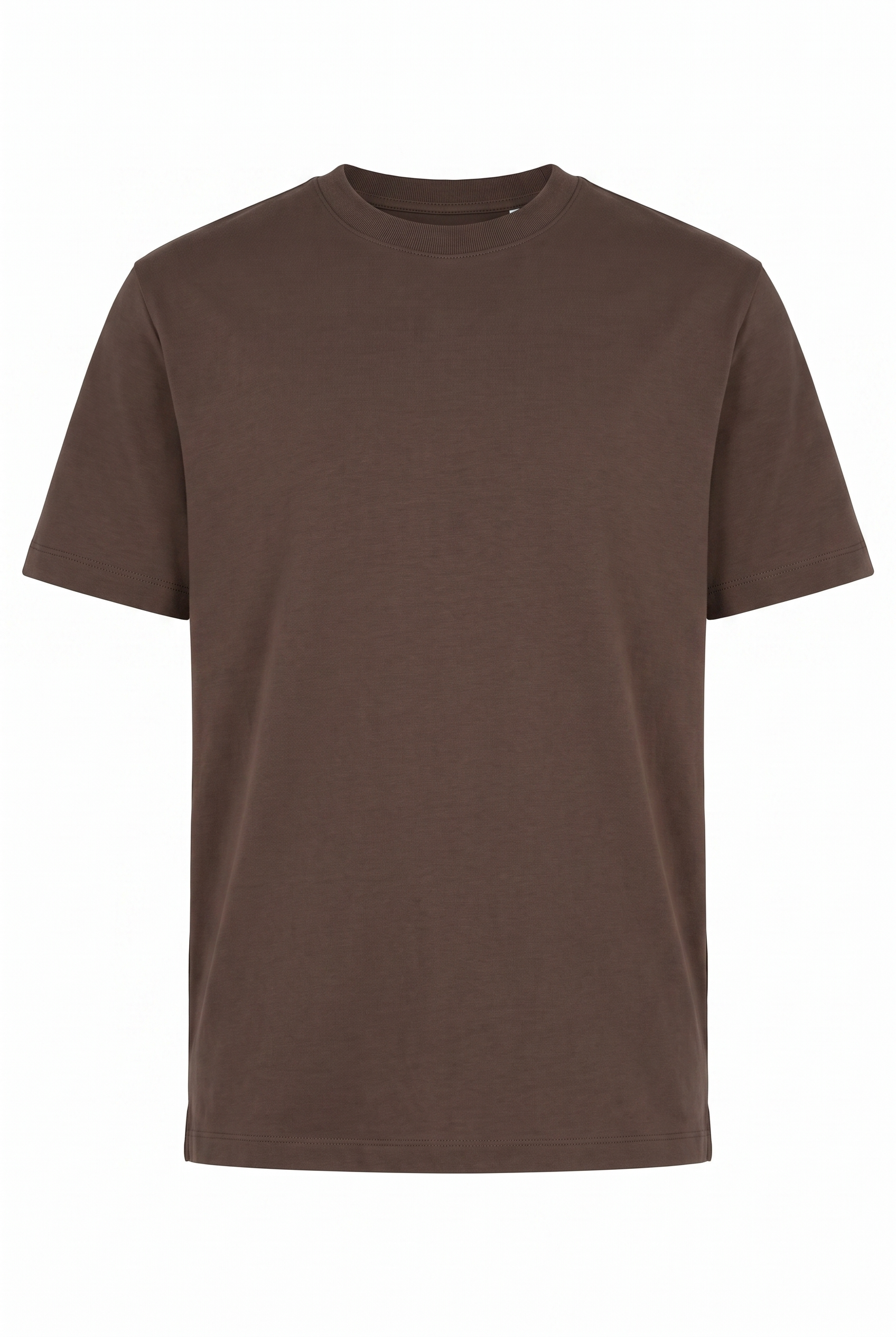 0 Yaka Fırçalı 2 İplik T-Shirt (6226)