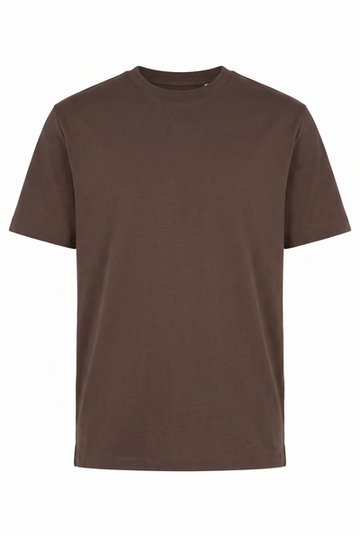 0 Yaka Fırçalı 2 İplik T-Shirt (6226)